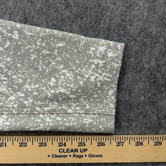 Spanx Jean-Ish Pull On Ankle Leggings Women's Size Medium White Gray Print NWT - Picture 13 of 14